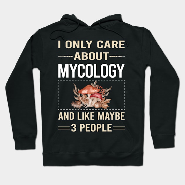 Funny 3 People Mycology Mycologist Mushrooms Hoodie by relativeshrimp